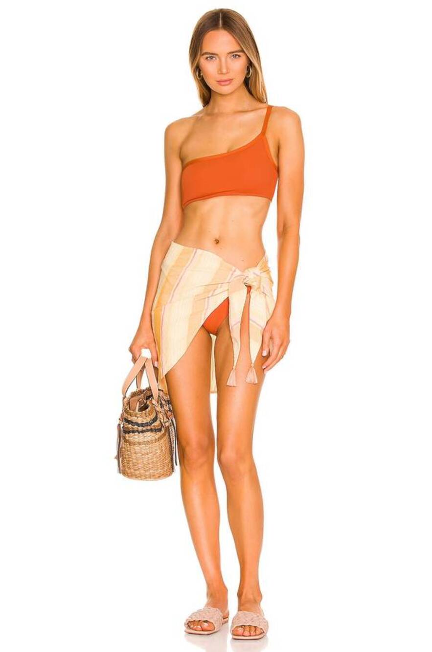 L*Space Salinas Sarong in Cozumel Stripe Style # SLNCV22 One Size